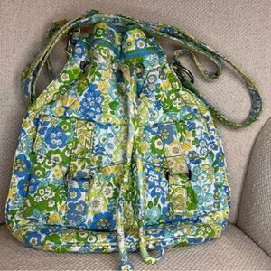 Vera Bradley English Meadow Crossbody with two magnetic front pockets